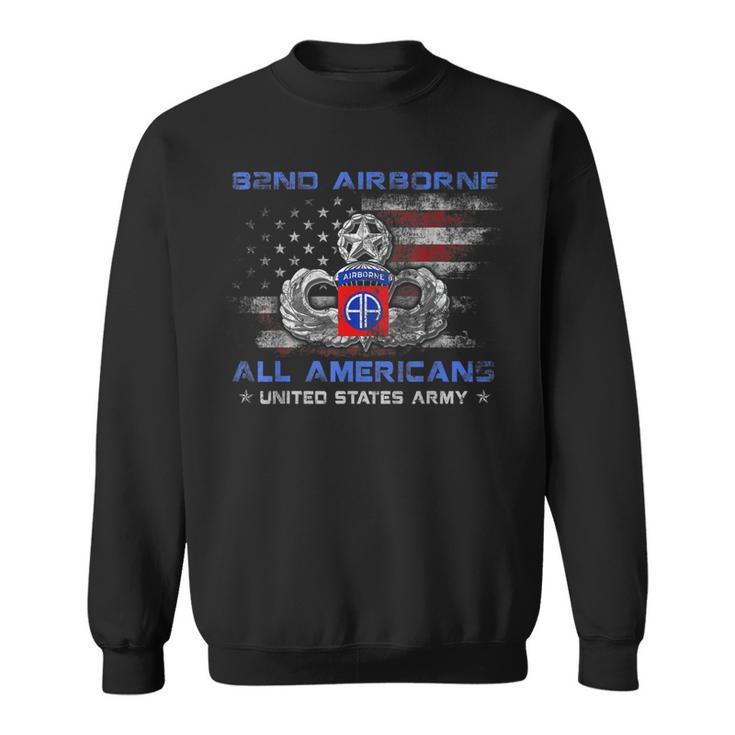 82Nd Airborne Division All Americans Us Army  Mens  Men Women Sweatshirt Graphic Print Unisex