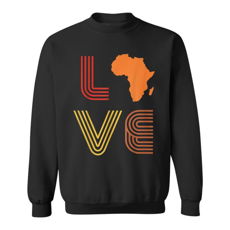 Africa Love African Land Map For Black History Month Pride Hoodie Seseable 5855