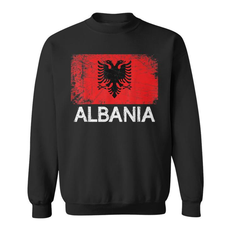 Albanian Flag | Vintage Made In Albania Gift  Sweatshirt