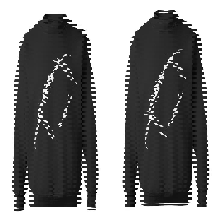 American Football Silhouette Football Sweatshirt