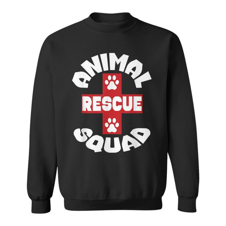 Animal Rescue Squad  Dog Cat Pet Lover Sweatshirt