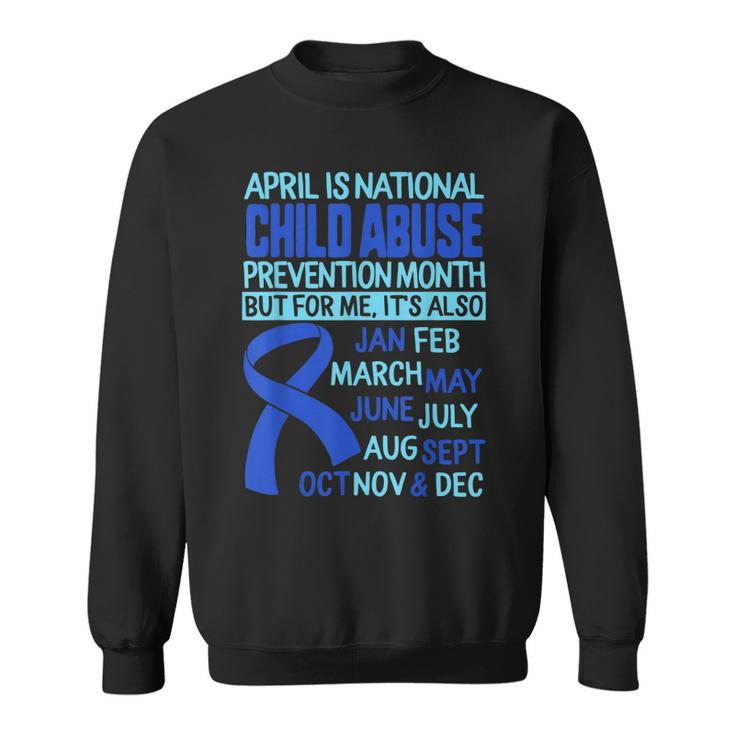 April Is National Child Abuse Prevention Month Awareness  Sweatshirt