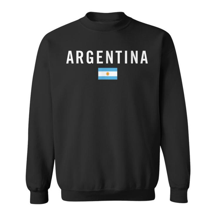 Argentina Flag Patriotic Flag Argentina Soccer Supporter  Men Women Sweatshirt Graphic Print Unisex