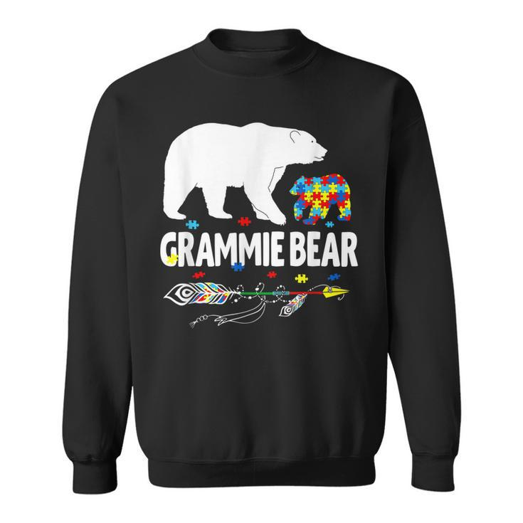 Autism Awareness Gift Grammie Bear Support Autistic Autism Sweatshirt