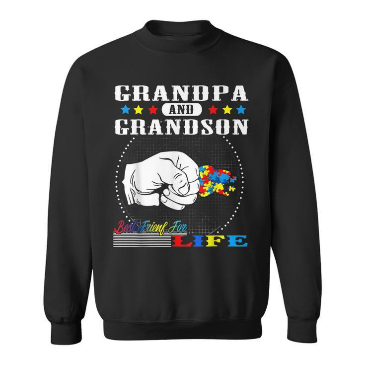 Autism Awareness Grandpa Grandson Best Friend For Life Gift  Sweatshirt