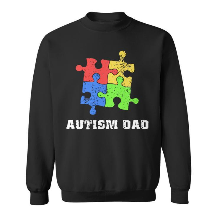 Autism Dad T  Educate Love Support Gift  Sweatshirt