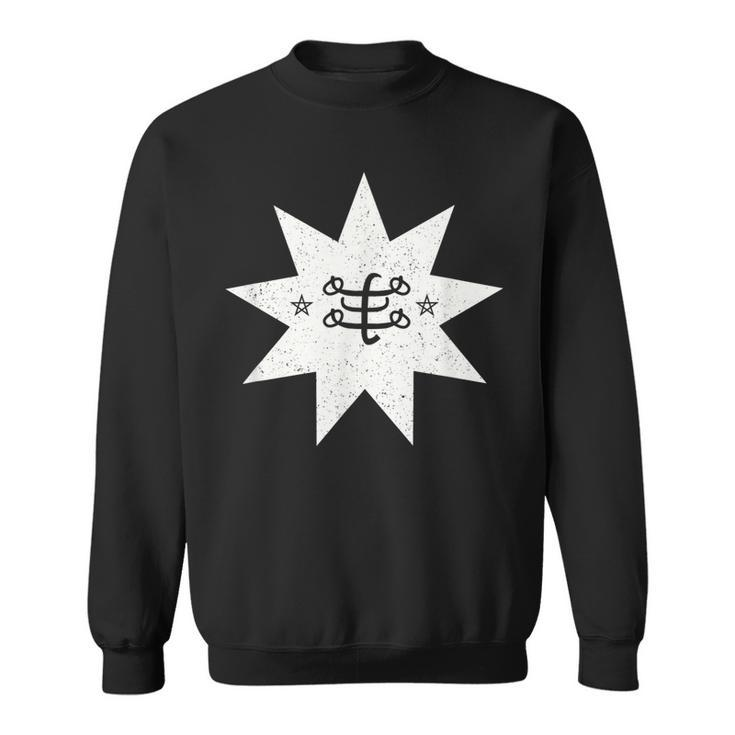 Bahai Faith Star Ringstone Symbol Sweatshirt