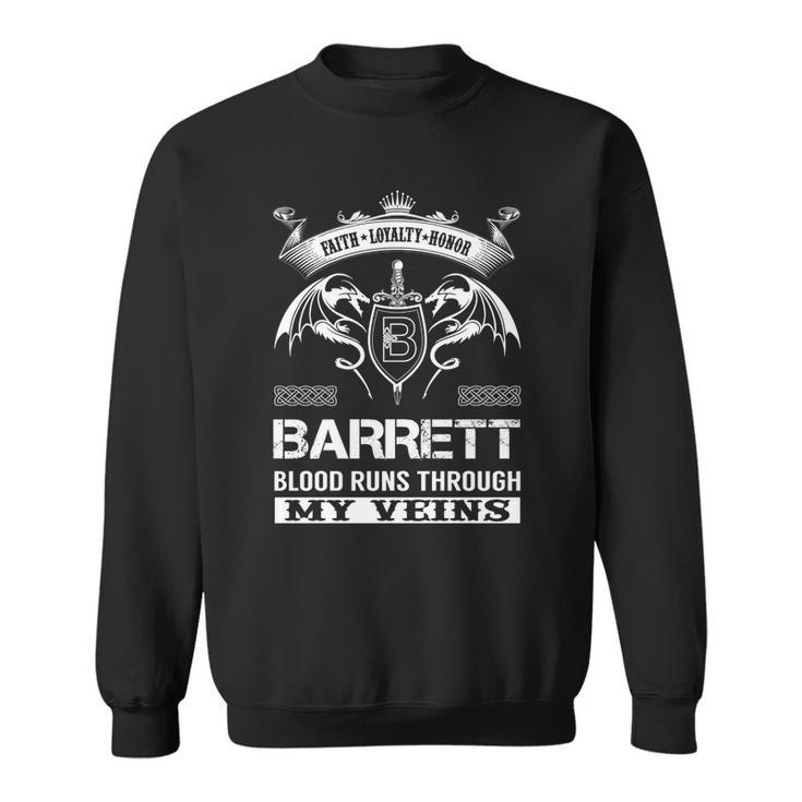 Barrett Blood Runs Through My Veins  Sweatshirt