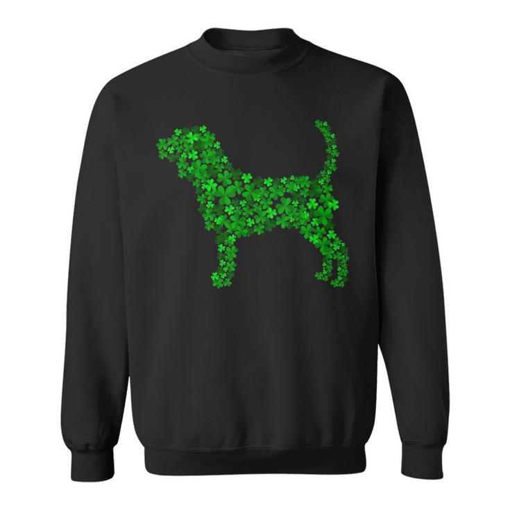 Beagle Dog Shamrock Leaf St Patrick Day  Sweatshirt