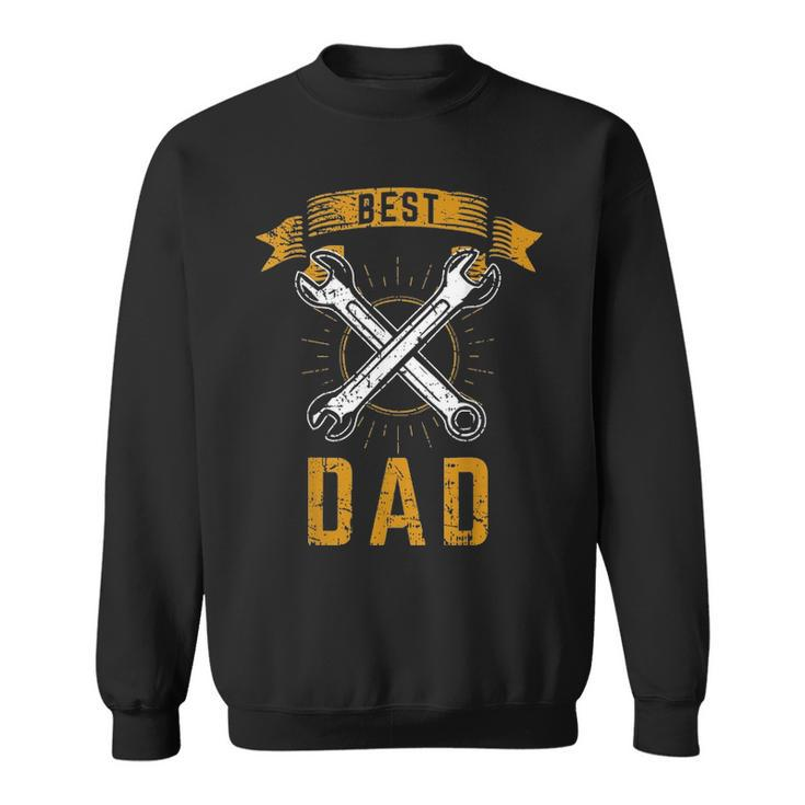 Best Dad Mechanic Ever Wrench  Gift Fathers Day Outfit V2 Sweatshirt