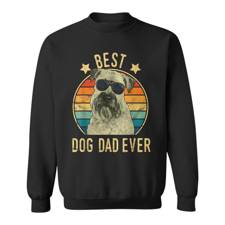 Best Dog Dad Ever Soft Coated Wheaten Terrier Fathers Day Gift For Mens Sweatshirt