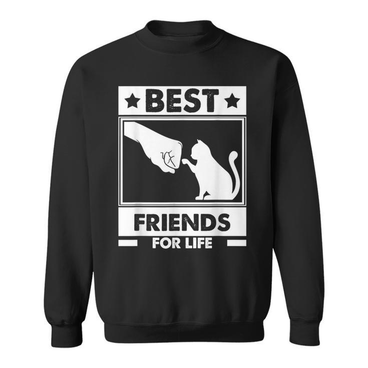 Best Friends For Life Cat Sweatshirt