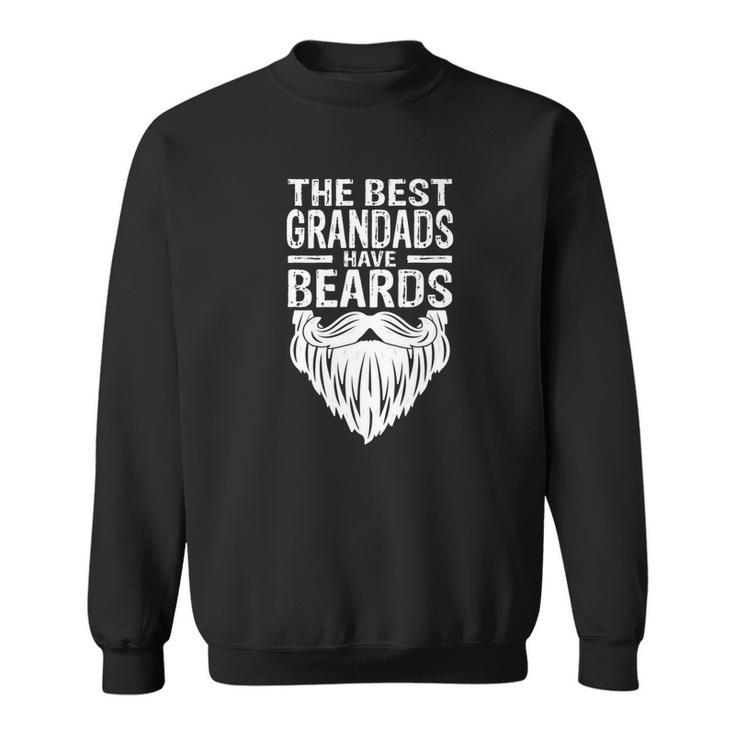 Best Grandads Beards Tattoos Husband Mens Men Women Sweatshirt Graphic Print Unisex