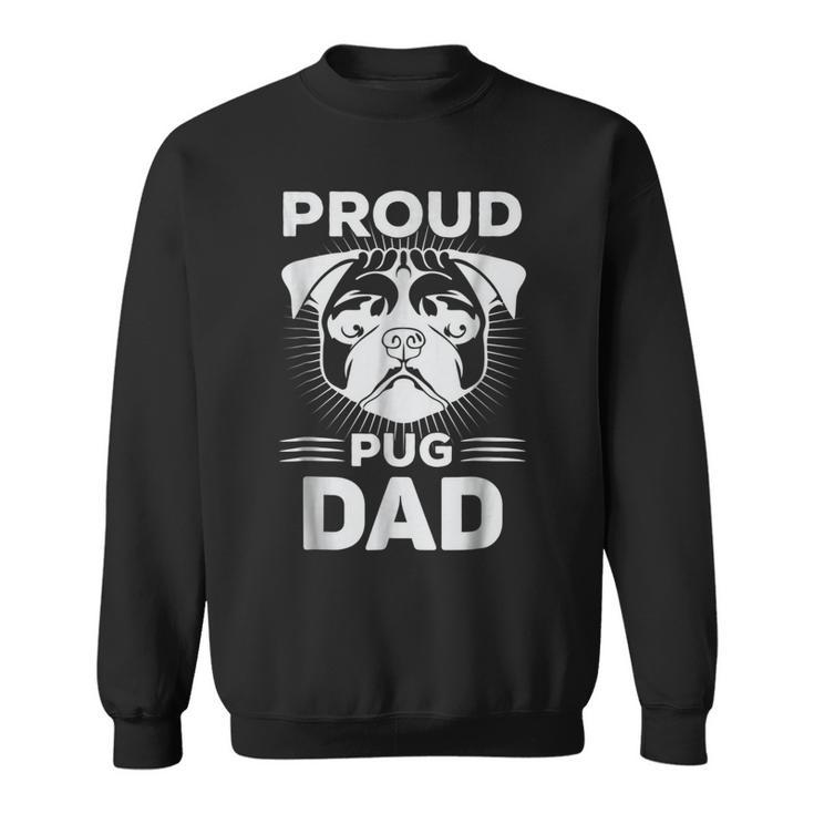 Best Pug Dad Ever Dog Lover FunnySweatshirt