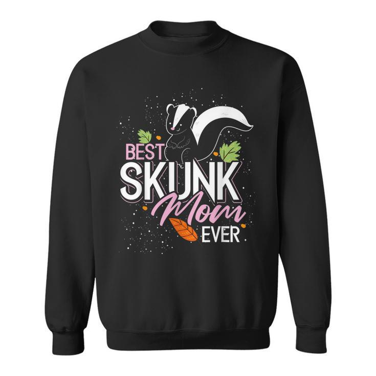 Best Skunk Mom Ever Skunk  Men Women Sweatshirt Graphic Print Unisex