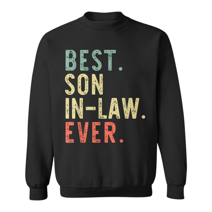 Best Soninlaw Ever Cool Funny Vintage Gift Christmas Sweatshirt