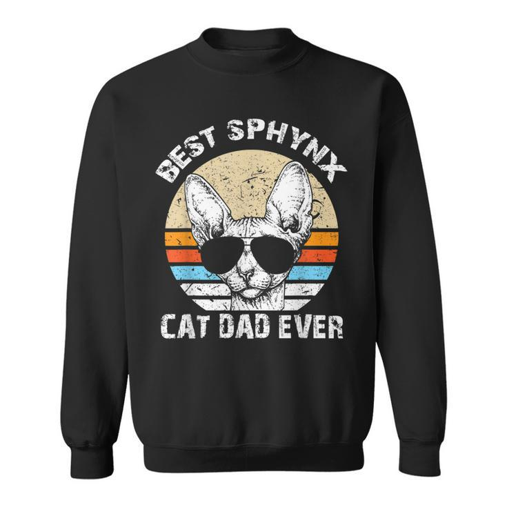 Best Sphynx Cat Dad Hairless Cat Father Mens Jt Sweatshirt