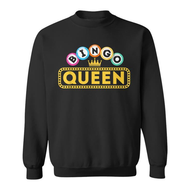 Bingo Queen - Bingo Lover Gambler Gambling  Sweatshirt
