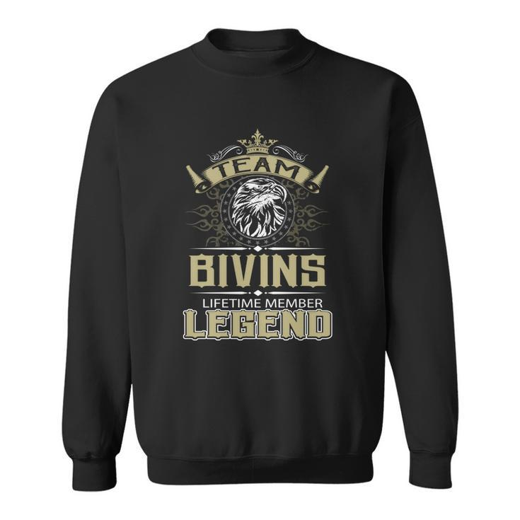 Bivins Name  - Bivins Eagle Lifetime Member Sweatshirt