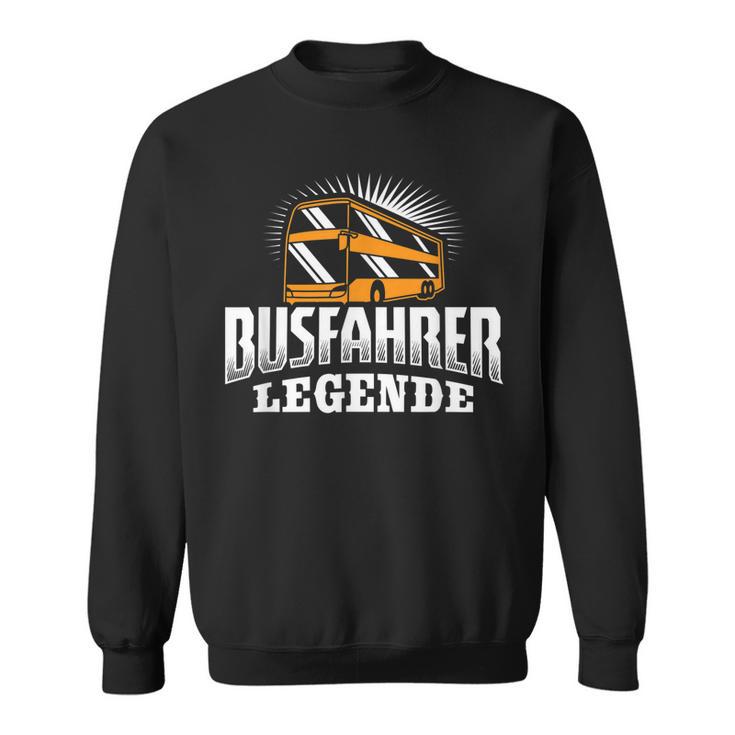 Busfahrer Legend Bus Arbeitsbus Fahrer Sweatshirt