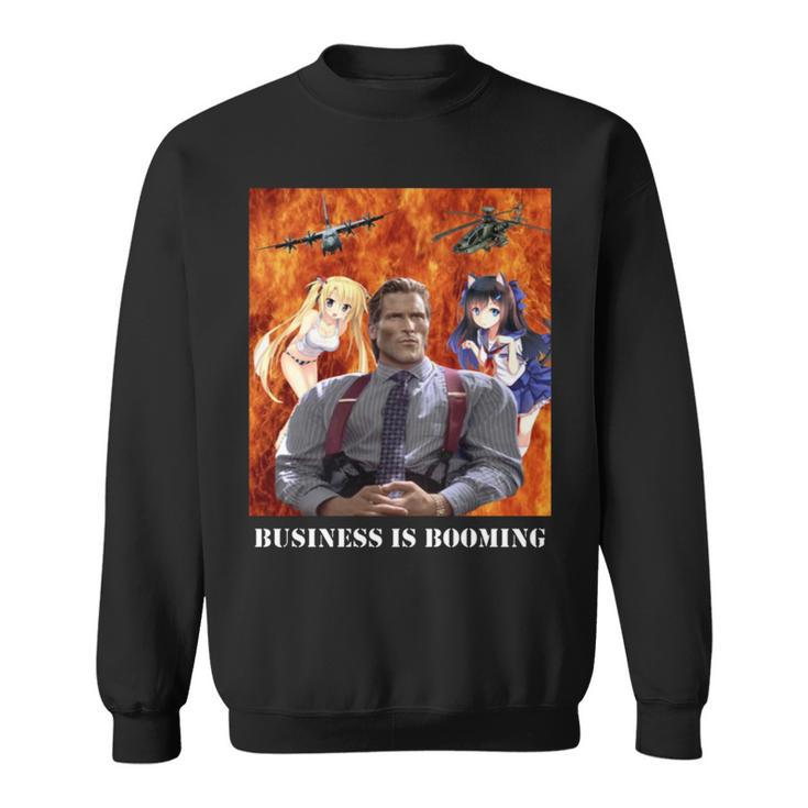 Business Is Booming Meme Giga Chad Sweatshirt