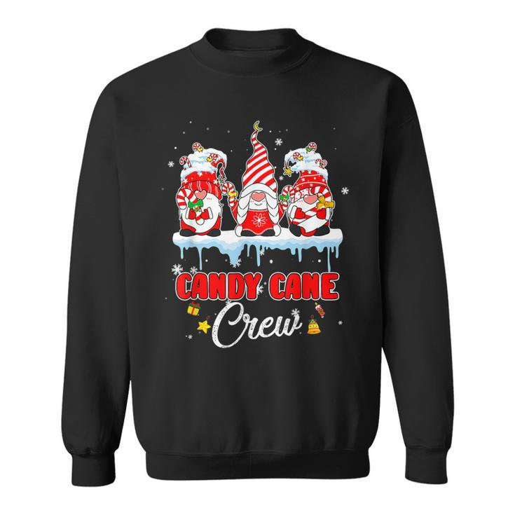 Candy Cane Crew Funny Gnome Family Christmas Merry Xmas 2022 Men Women Sweatshirt Graphic Print Unisex