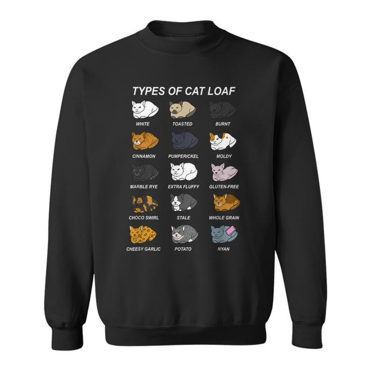 Cat Loaf Kitten Lover Funny Bread Baker Pastry Chef  Sweatshirt