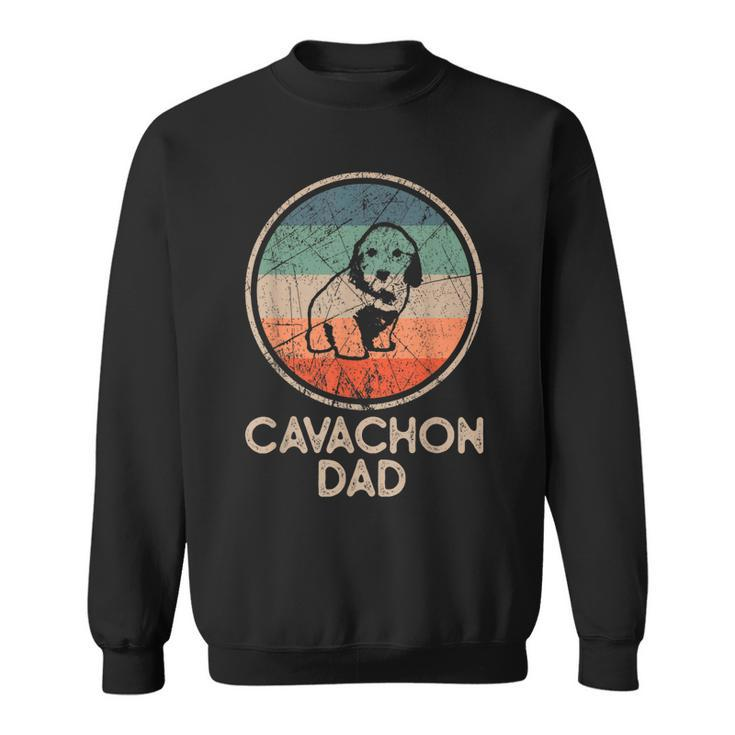 Cavachon Dog - Vintage Cavachon Dad  Sweatshirt