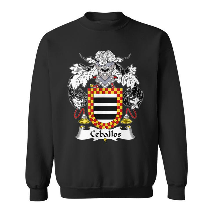 Ceballos Coat Of Arms Family Crest Sweatshirt