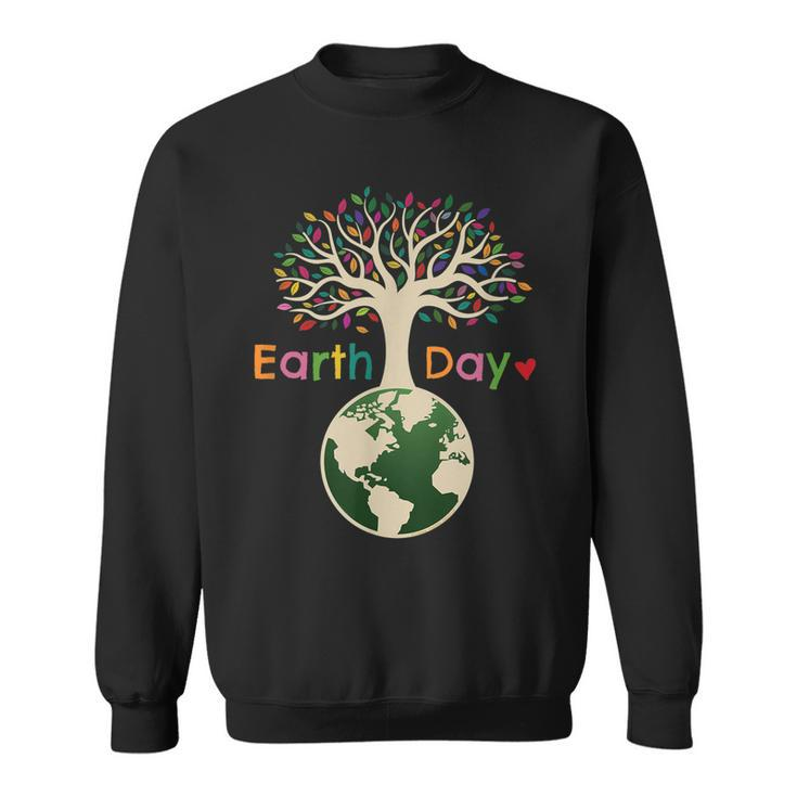 Celebrate Earth Day Colorful Tree - Earth Day  Sweatshirt