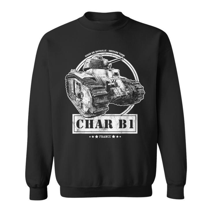 Char B1 French Ww2 Tank Sweatshirt