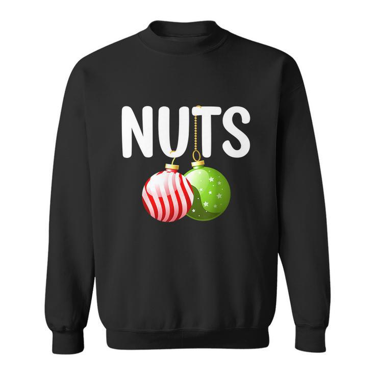 Chest Nuts Funny Matching Chestnuts Christmas Couples Nuts Sweatshirt