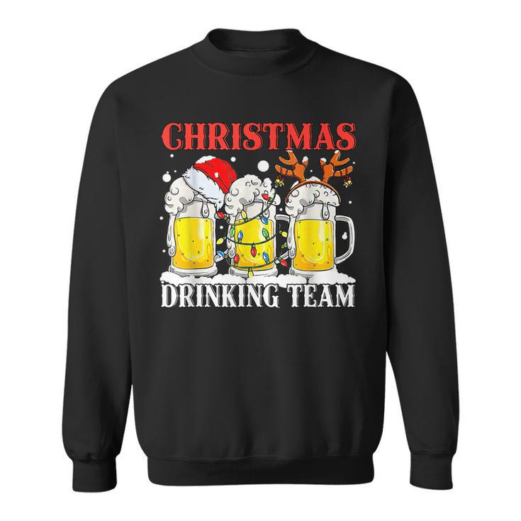 Christmas Drinking Team Holiday Season Xmas Lover Christmas  Men Women Sweatshirt Graphic Print Unisex