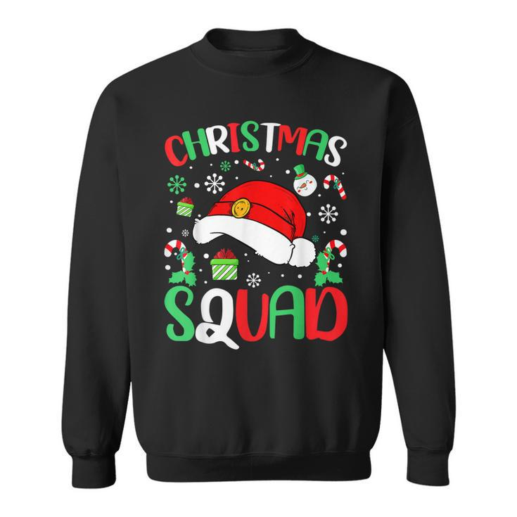 Christmas Squad Family Group Matching Christmas Party Pajama  Men Women Sweatshirt Graphic Print Unisex