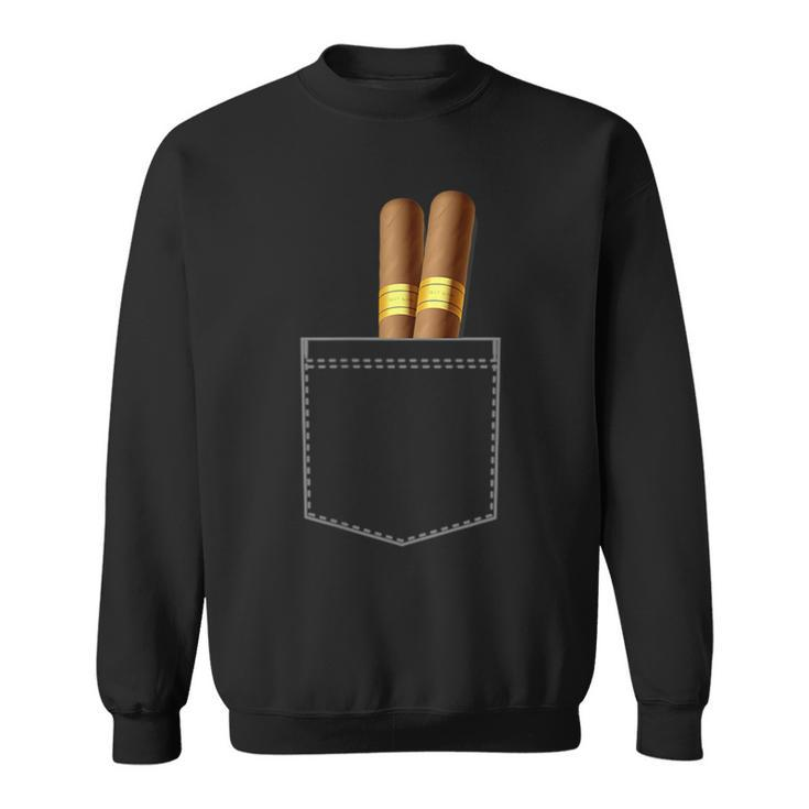 Cigar Smoke Cuban Cuba Tobacco Gift For Smoker  Sweatshirt