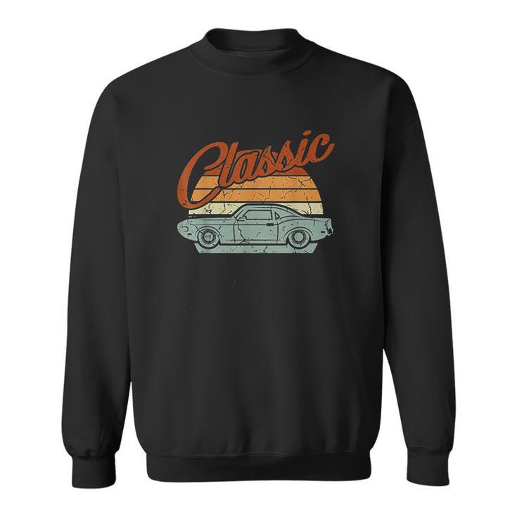 Classic Muscle Car Vintage Car Gift Men Women Sweatshirt Graphic Print Unisex