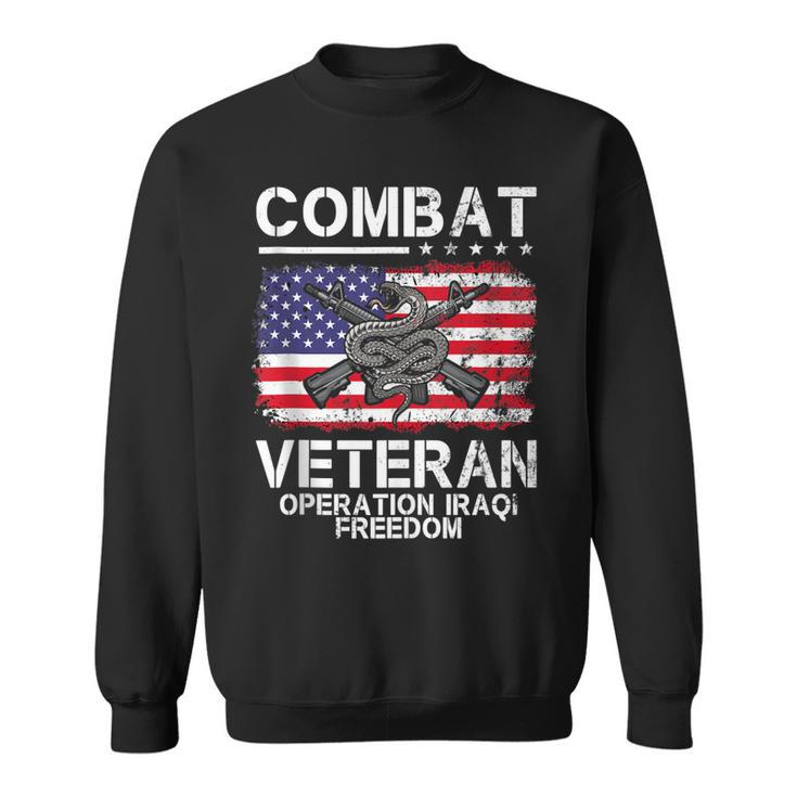 Combat Veteran Operation Iraqi Freedom Veterans Day Iraq  Sweatshirt