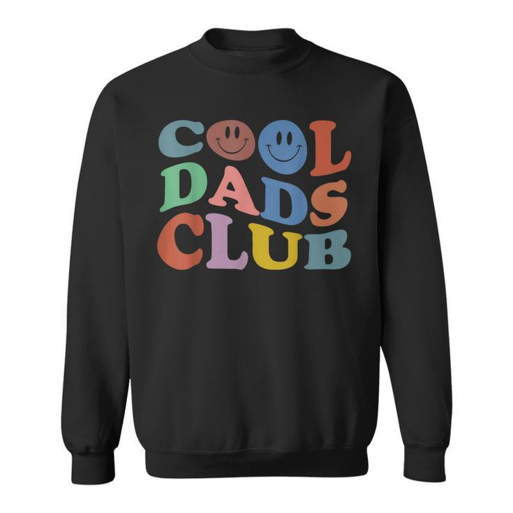 Cool Dads Club Funny Smile Colorful Fathers Day  Sweatshirt