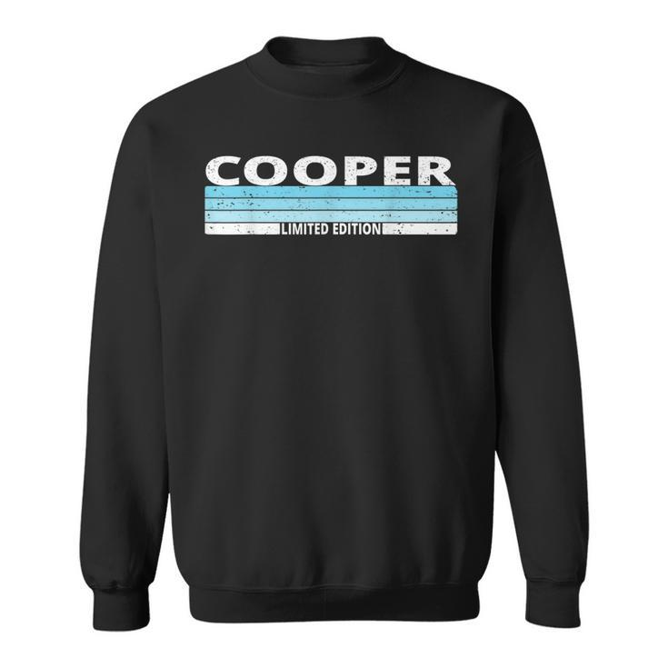 Cooper Surname Birthday Family Reunion 80S 90S Blue Sunset Sweatshirt