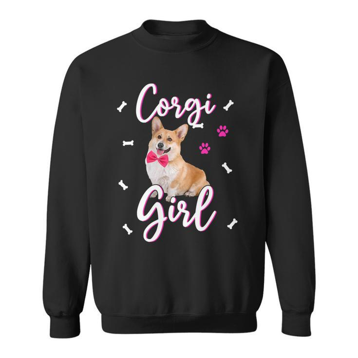 Corgi Dog Corgis Girl Women Puppy Mom Dog Mama Paws Pet Owner  Sweatshirt