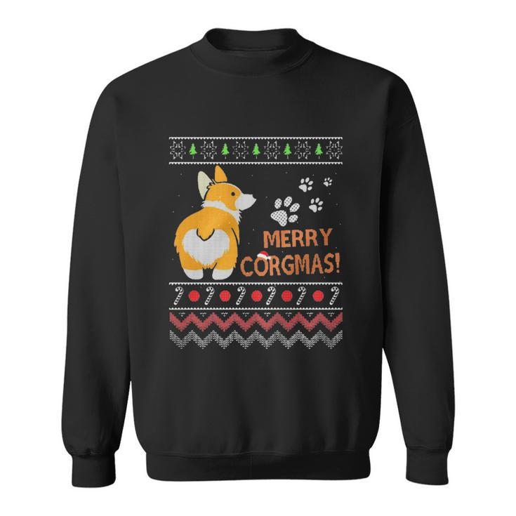 Corgi Ugly Christmas Cool Gift Funny Dog Gift For Christmas Sweatshirt