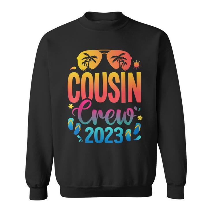 Cousin Crew 2023 Family Summer Vacation Beach Sunglasses  Sweatshirt