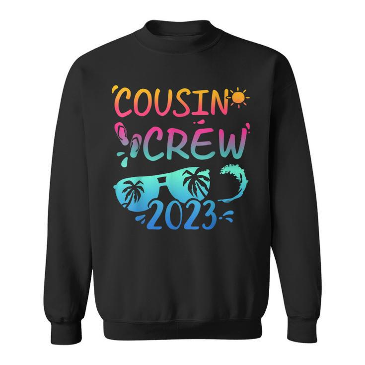 Cousin Crew 2023 For Summer Vacation Holiday Family Camp  Sweatshirt