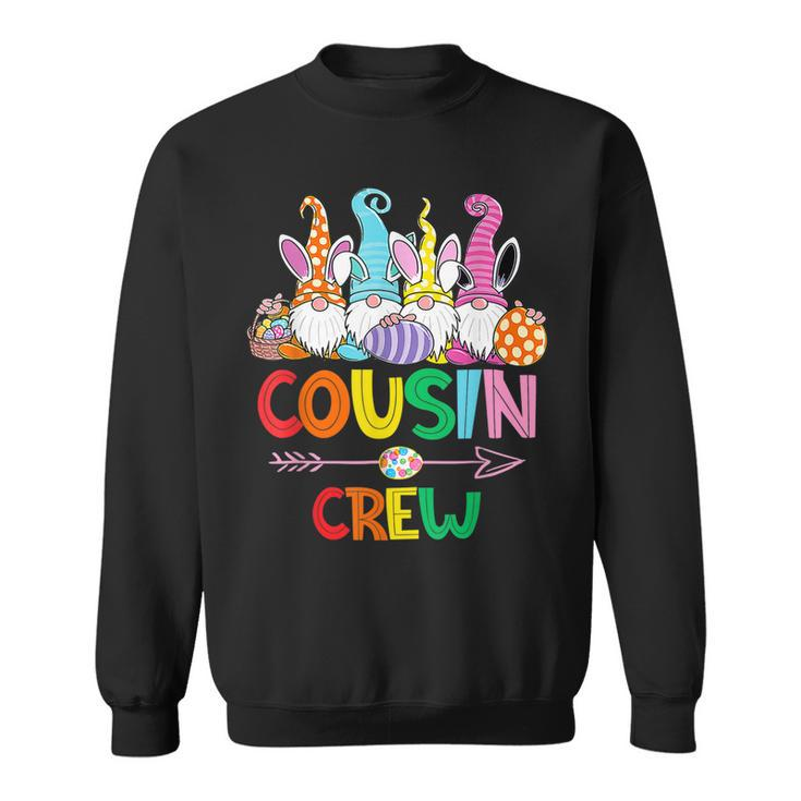 Cousin Crew Easter Bunny Gnome Family Matching Boys Girls Sweatshirt