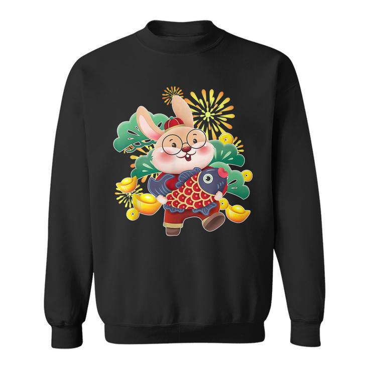 Cute Chinese Zodiac Year Of The Rabbit Lunar New Year 2023  V2 Sweatshirt