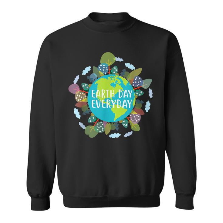 Cute Earth Day Everyday Environmental Protection Gift  Sweatshirt