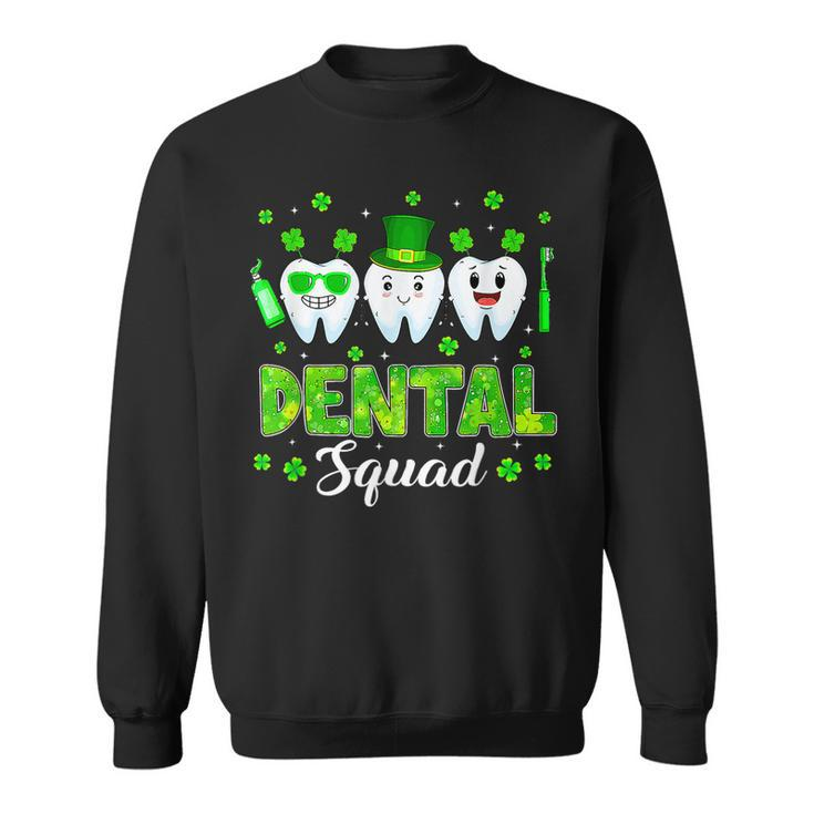 Cute Tooth Leprechaun Hat Dental Squad St Patricks Day  Sweatshirt