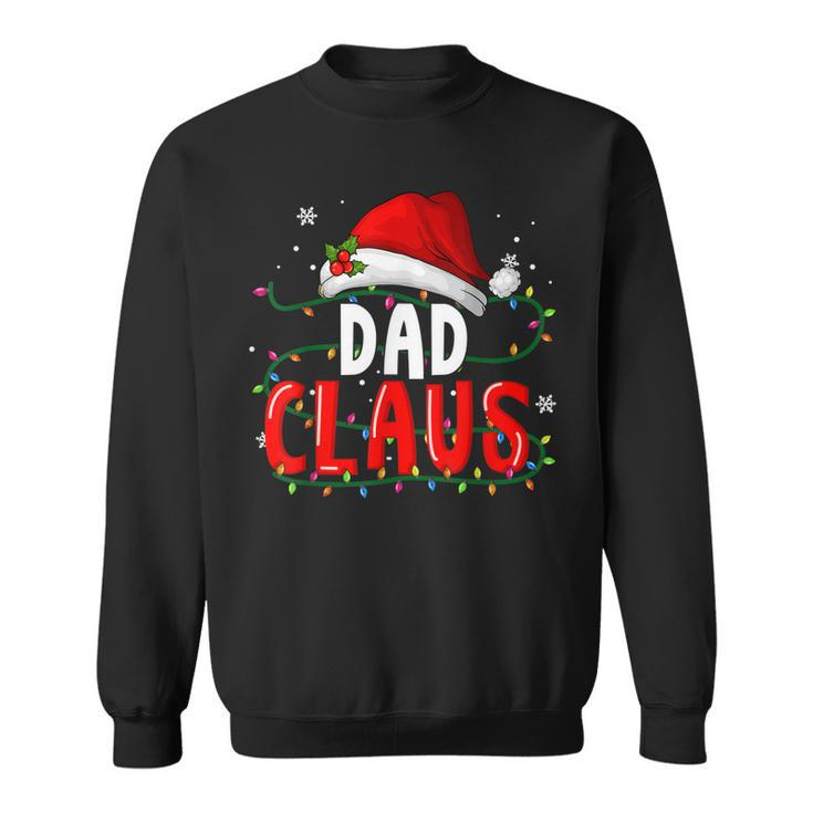 Dad Claus Christmas Famiy Matching Pajamas Team Santa  Men Women Sweatshirt Graphic Print Unisex