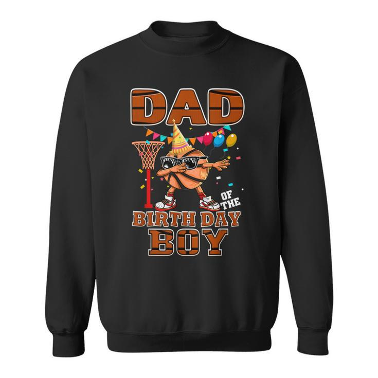 Dad Of Birthday Baller Basketball Tee Gift For Boys Kids Sweatshirt