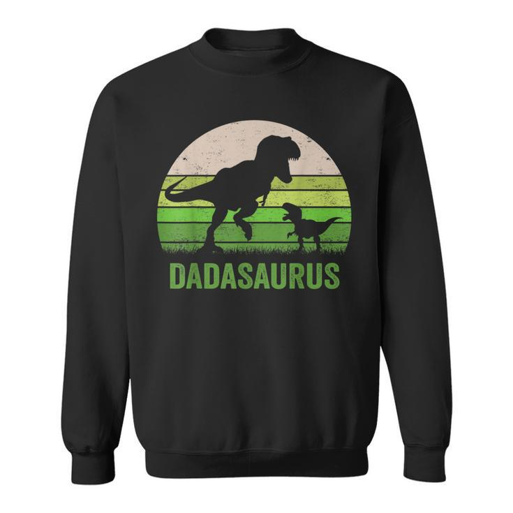 Dada Dinosaur T Rex Dadasaurus Fathers Day Family  Sweatshirt